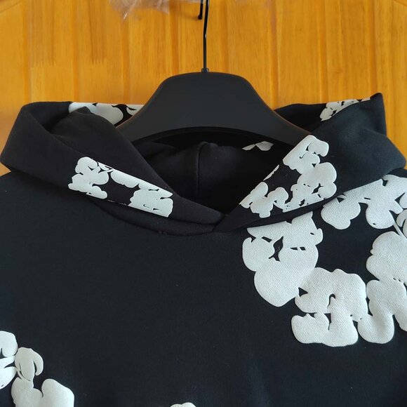 Denim Tears Black Hooded Sweatshirt - Picture 2 of 9